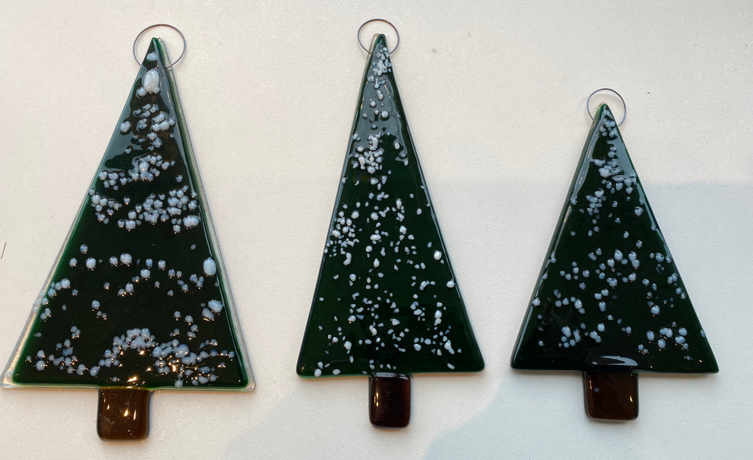 Tannenbaum mit Schnee 18cm