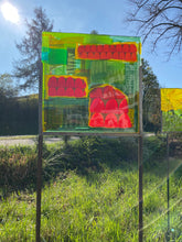 Lade das Bild in den Galerie-Viewer, Gartenstehlen Quadratisch
